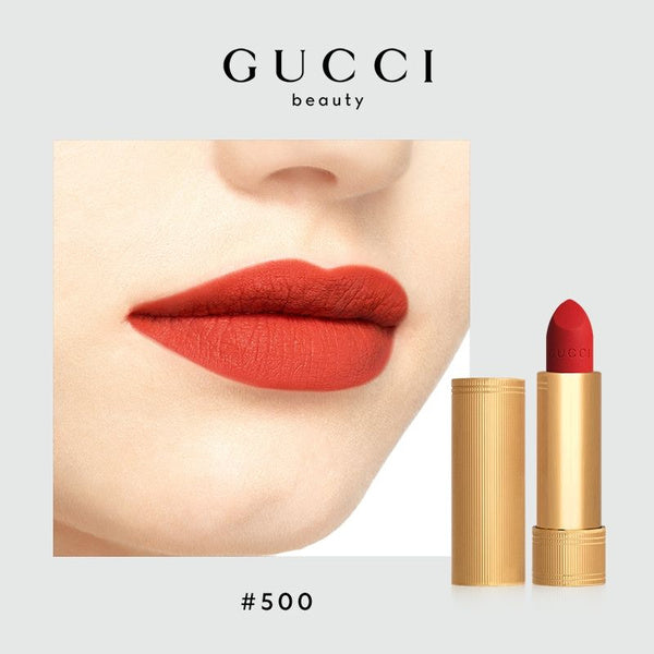 Gucci 古馳 金管啞光口紅#500