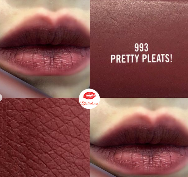 MAC 魅可 新絲缎柔霧唇釉993 Pretty Pleats
