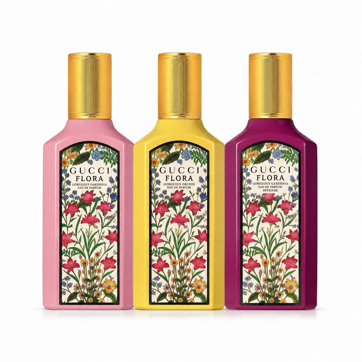 Gucci 古馳 香水三件套(綺夢栀子花濃香30ml+香草蘭濃香30ml+馥栀濃香30ml)