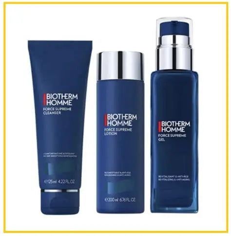 Biotherm Homme 碧歐泉 男士御尊藍鑽三件套(潔面125ml+水200ml+乳100ml)