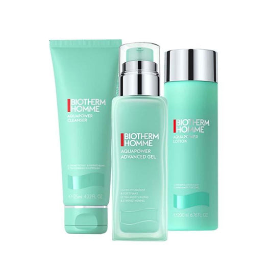 Biotherm Homme 碧歐泉 男士水動力補水保濕三件套(水動力水200ml+水動力乳100ml+水動力潔面125ml)