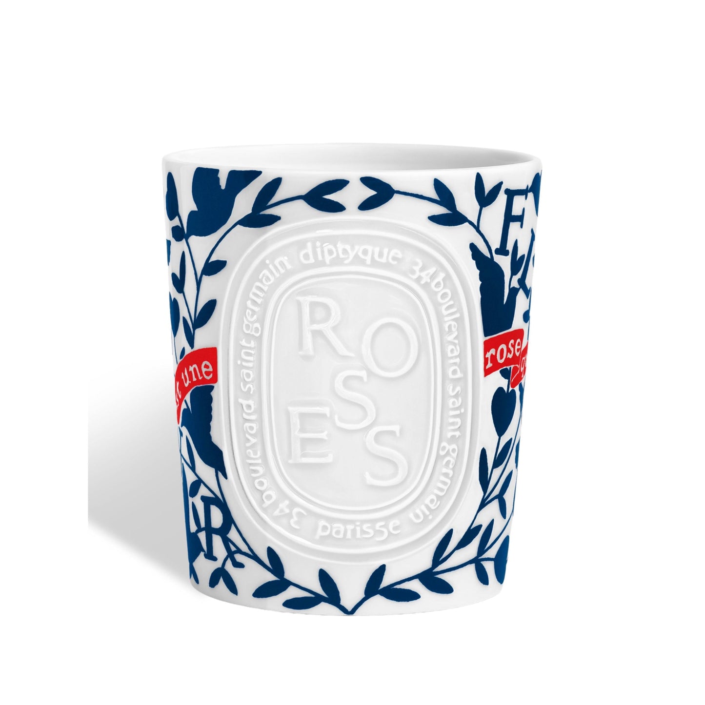 Diptyque 情人節限定玫瑰陶瓷香氛蠟燭600g