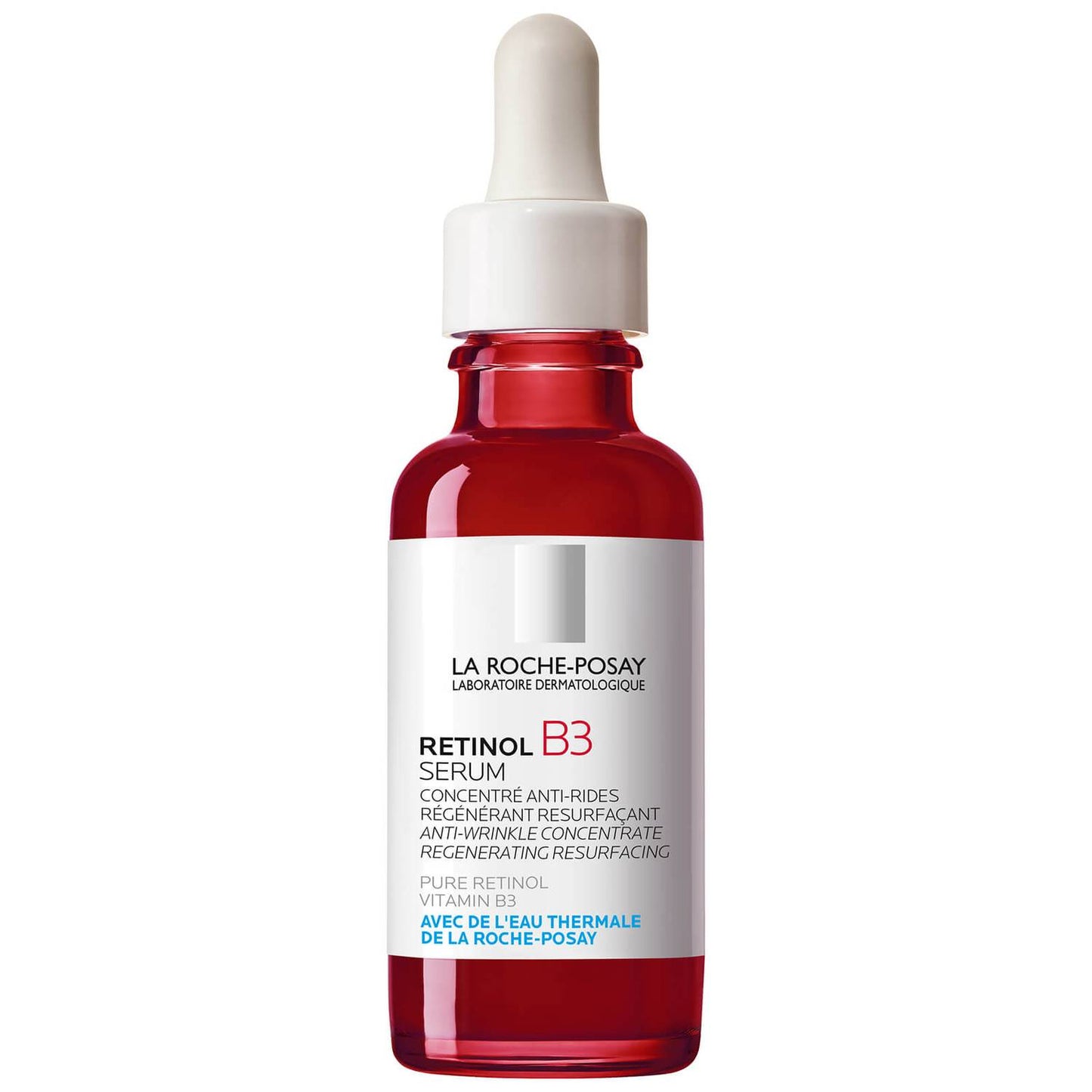 LA ROCHE-POSAY 理膚泉 視黃醇B3抗老精華液30ml 白底產品圖