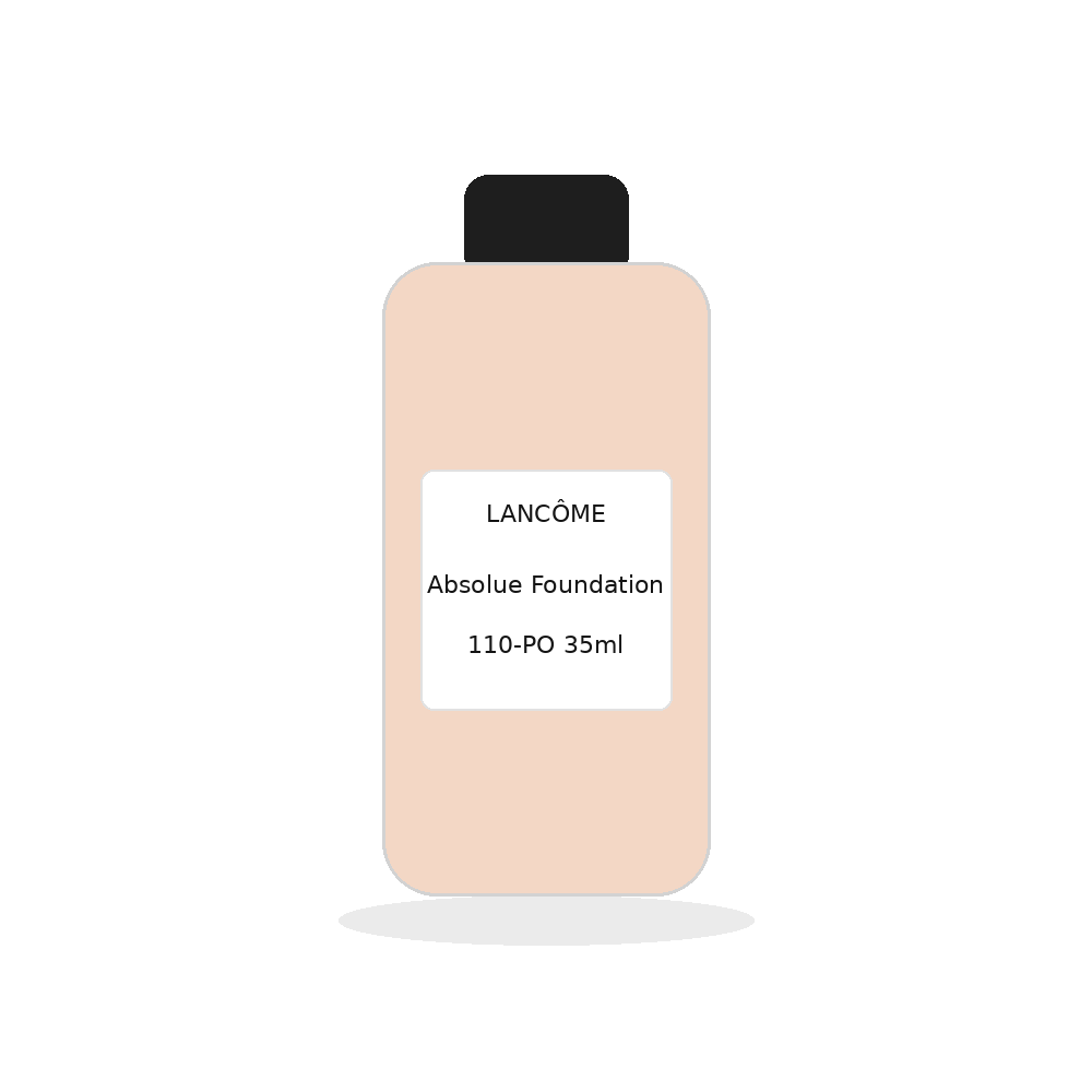 LANCÔME 蘭蔻 菁純精華粉霜 110-PO 35ml 白底產品圖