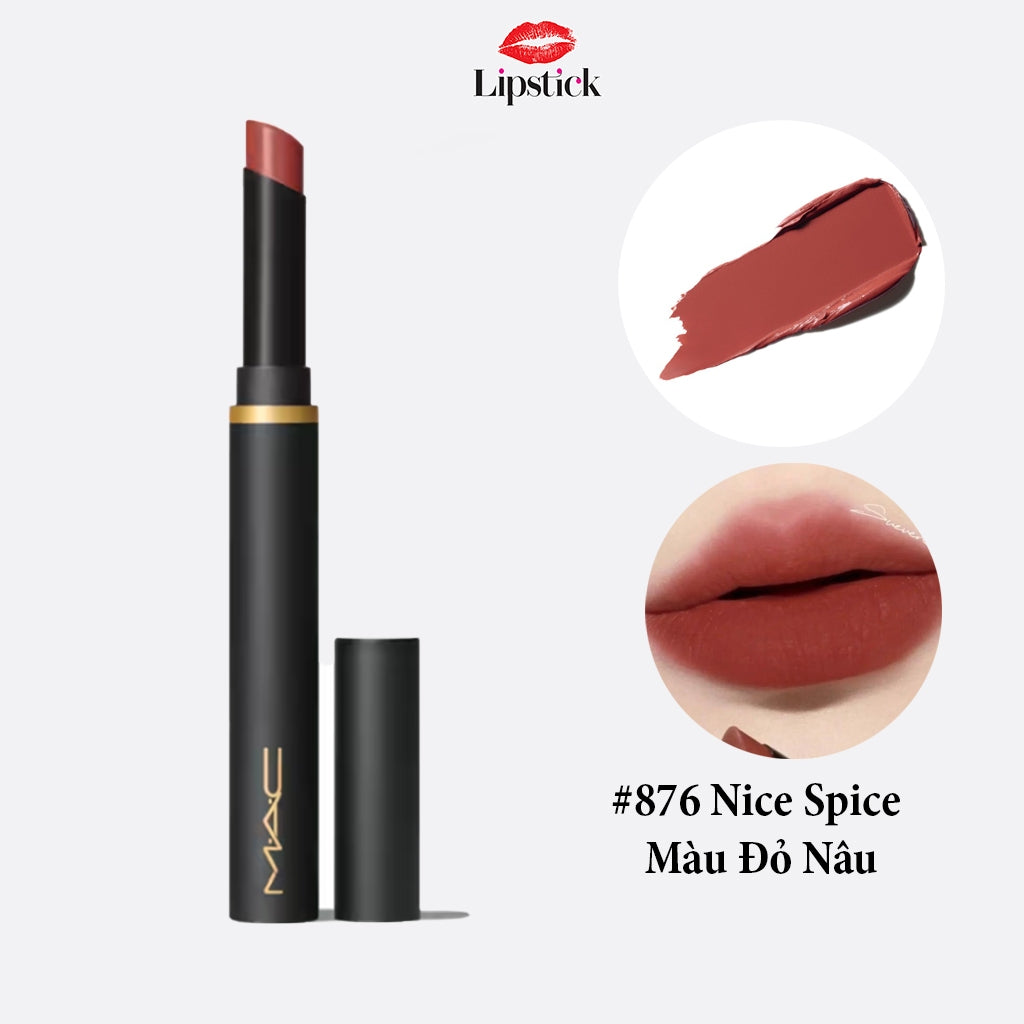 MAC Powder Kiss Velvet Blur Slim Stick 876 Nice Spice