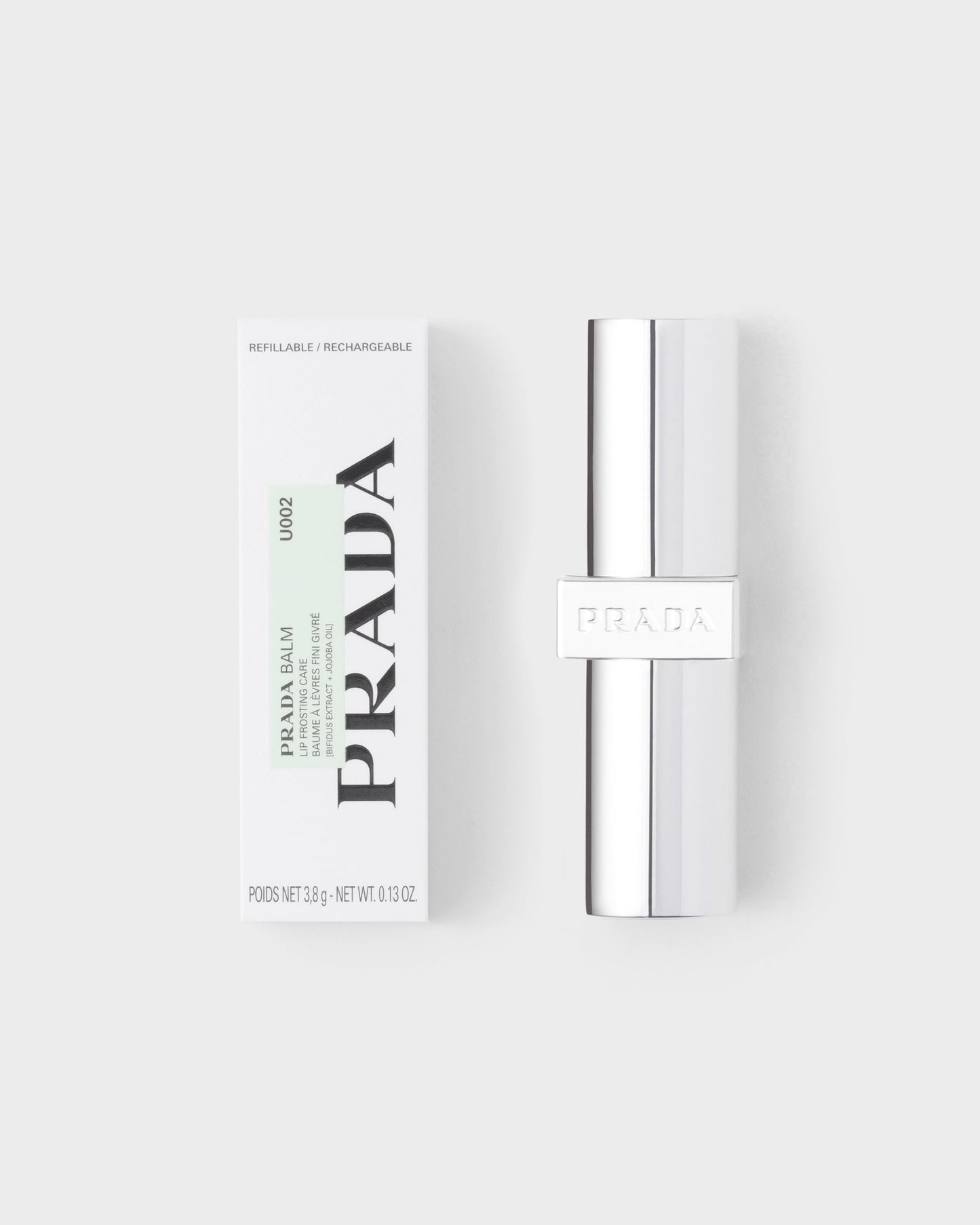 PRADA Balm Frosting Care U002 Banana Yellow 香蕉金光潤唇膏 3.8g