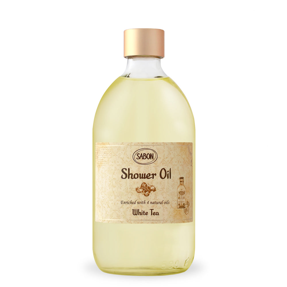 SABON White Tea 白茶 滋潤沐浴油 500ml