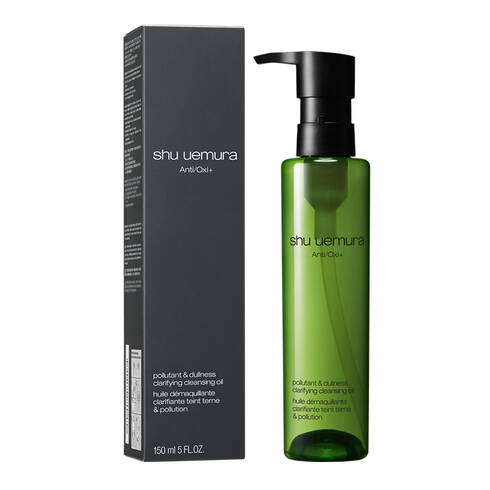 植村秀 Anti/Oxi+ 綠茶抗污染潔顏油 150ml