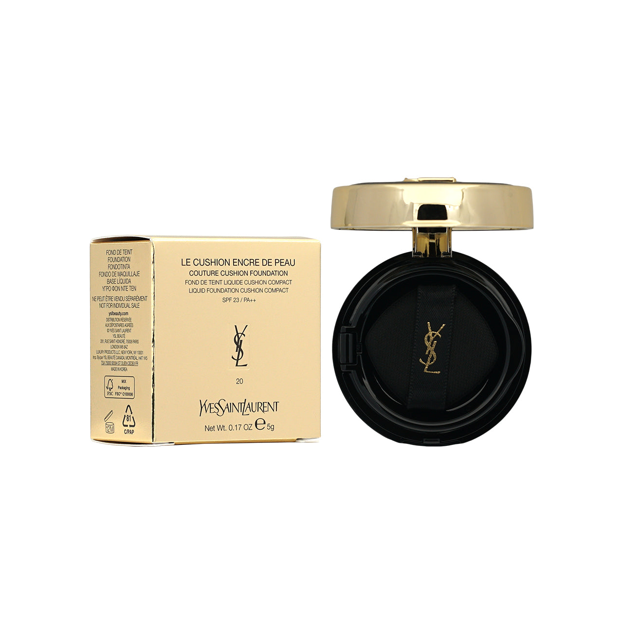 YSL Le Cushion Encre de Peau Mini Shade 20 5g SPF23