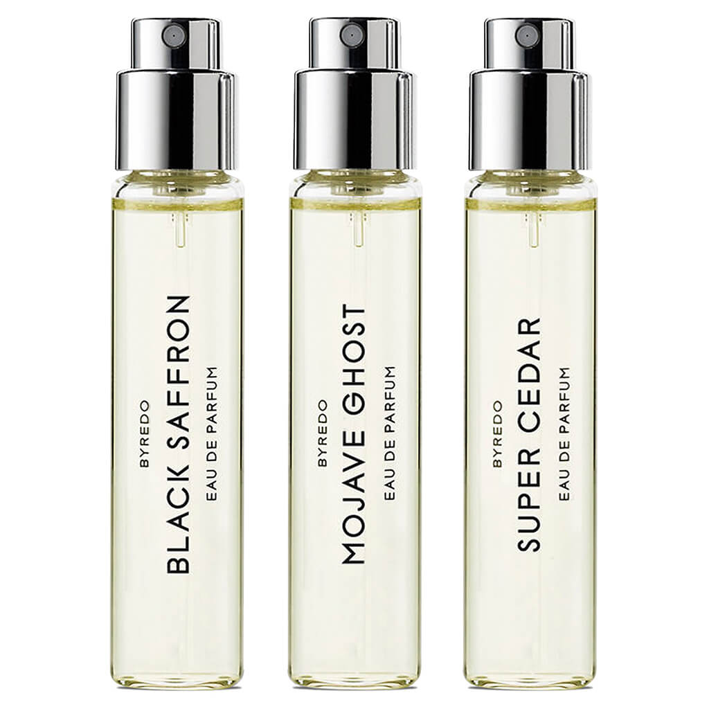 Byredo 百瑞德 旅行裝香水套12ml*3（荒漠孤魂+超級雪松+黑色藏紅花）