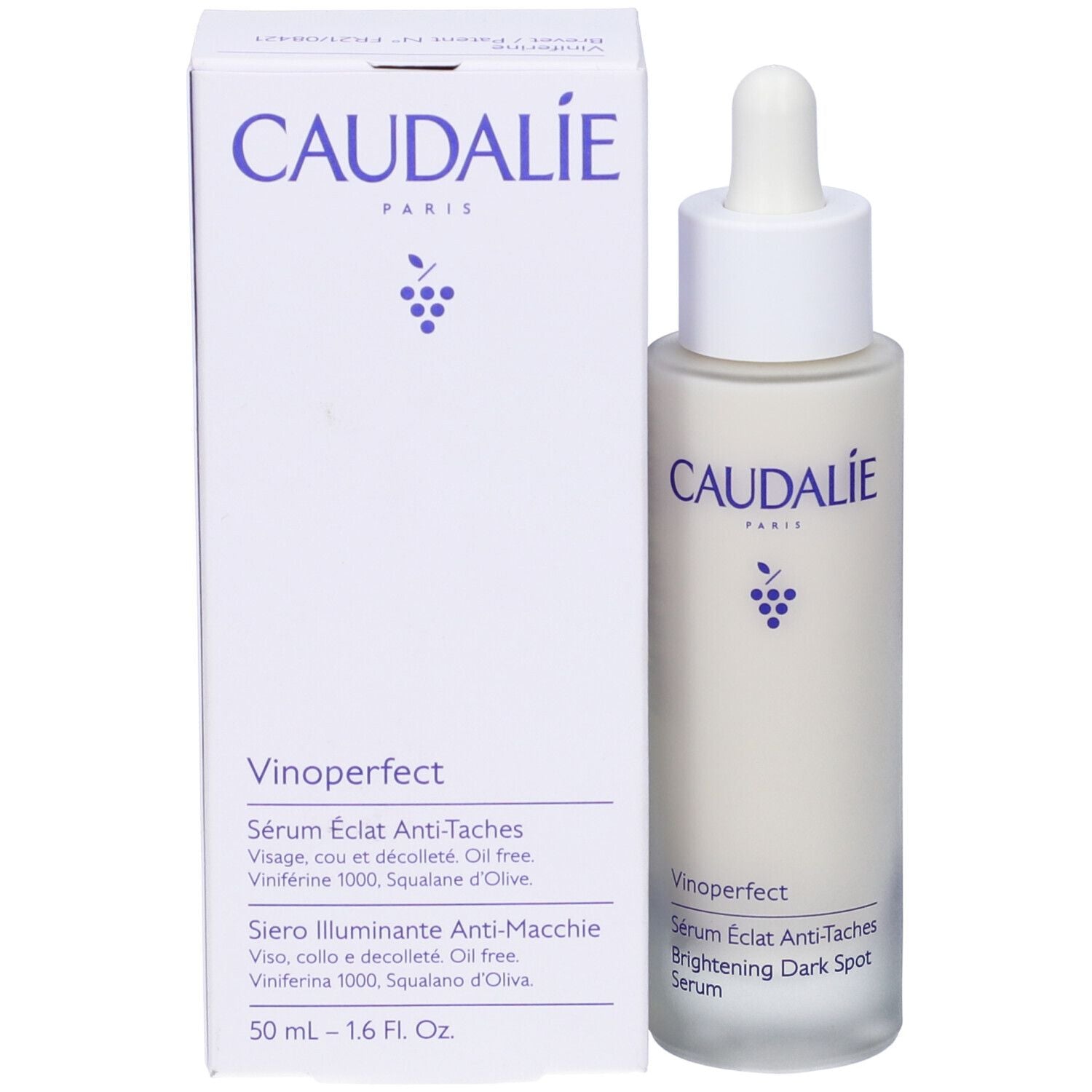 Caudalie 歐緹麗 Vinoperfect 葡萄蔓極緻亮白淡斑精華 50ml