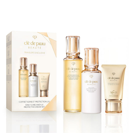 Clé de Peau Beauté Daily Care and UV Protective Cream Set 170ml + 125ml + 50g
