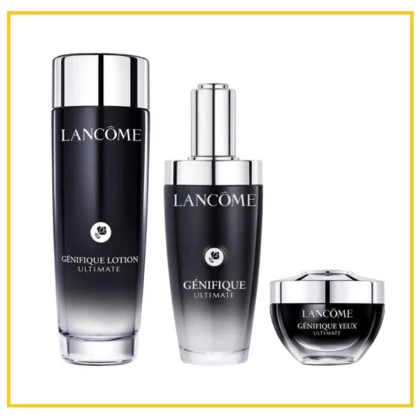 LANCOME 蘭蔻 超修小黑瓶三件套（濾鏡水150ml+肌底液100ml+眼霜20ml）