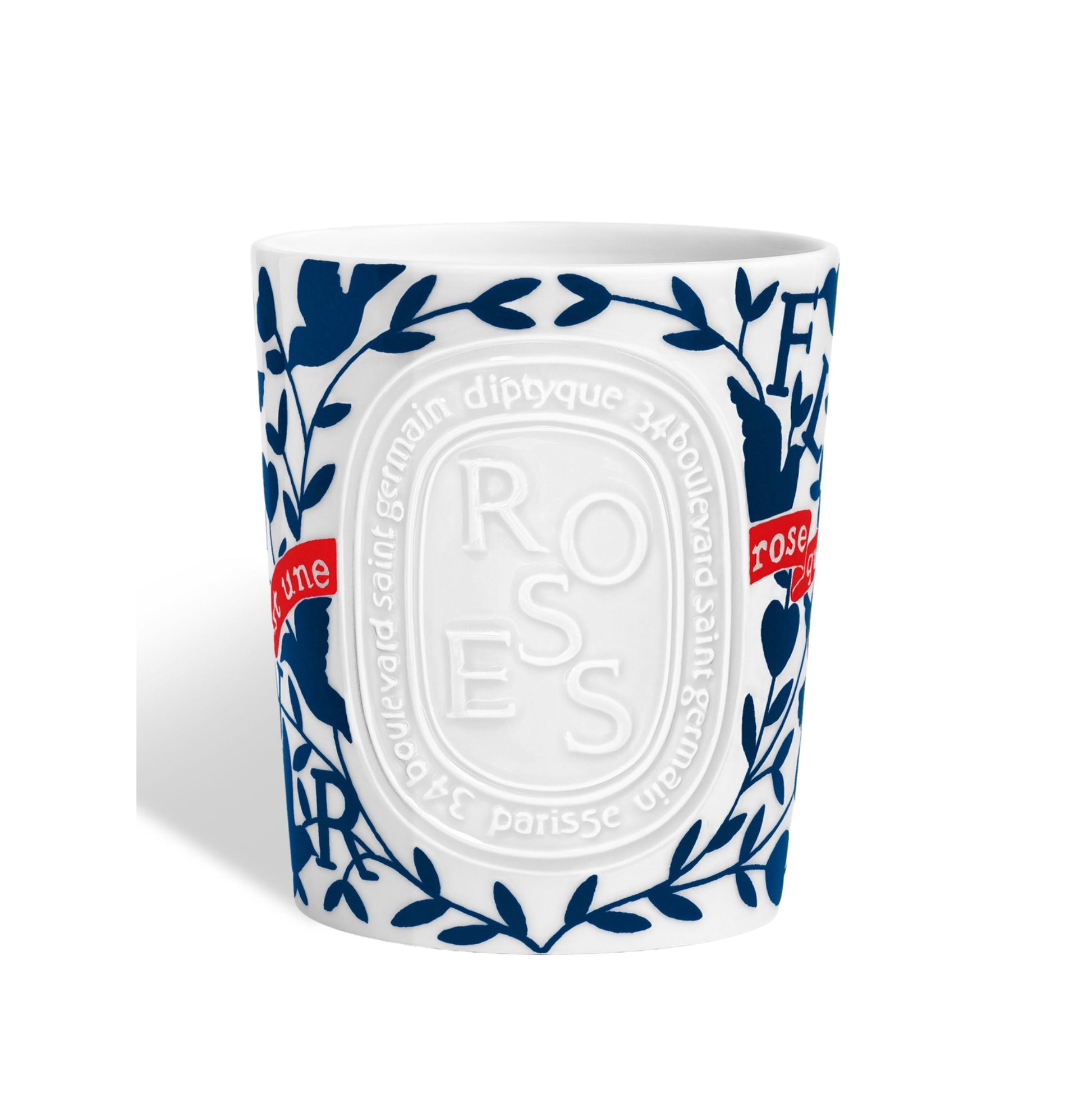 Diptyque 情人節限定玫瑰陶瓷香氛蠟燭600g
