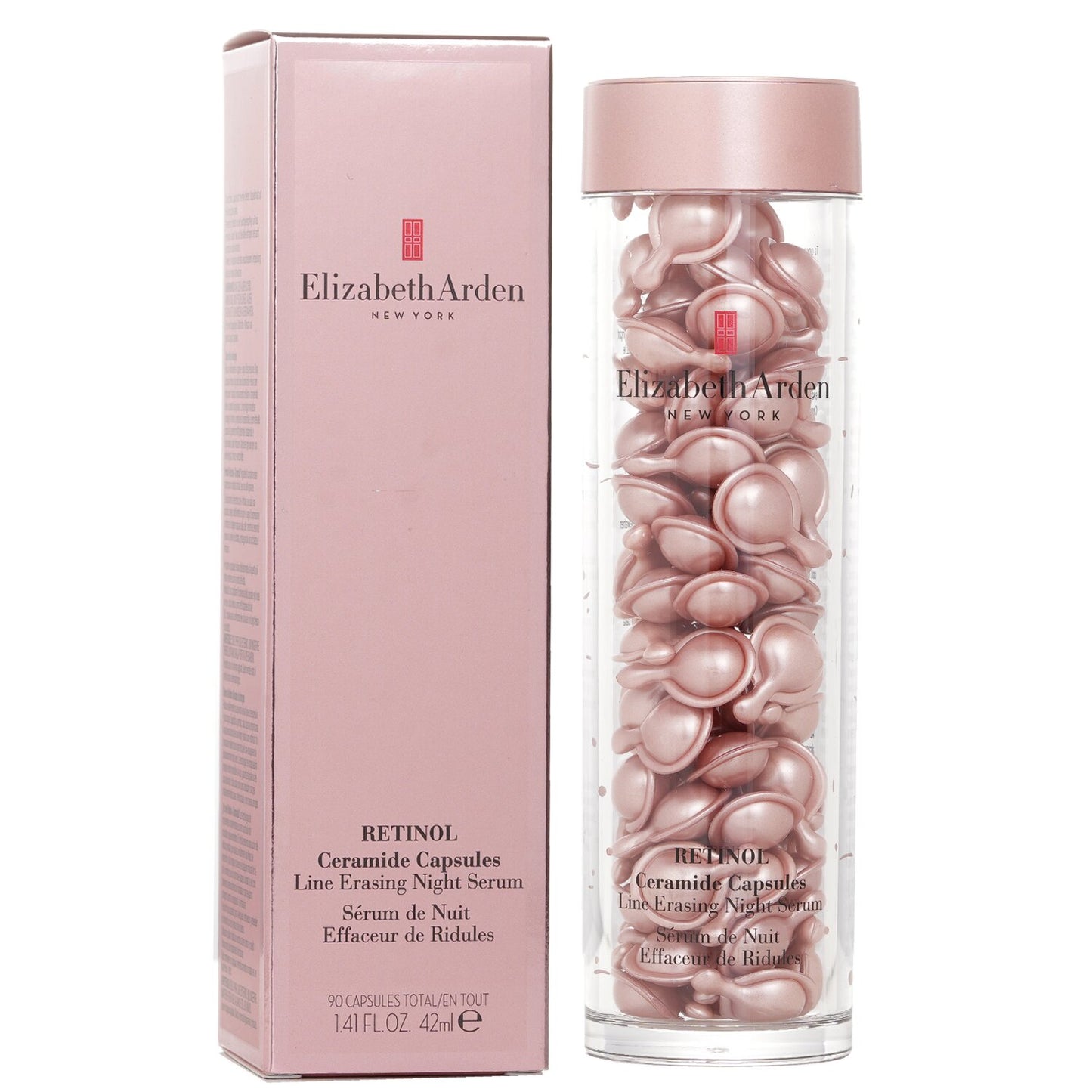 Elizabeth Arden 粉膠抗皺精華 90粒 白底產品圖