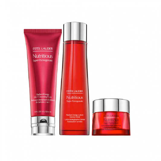 Estée Lauder 紅石榴三件套 白底產品圖