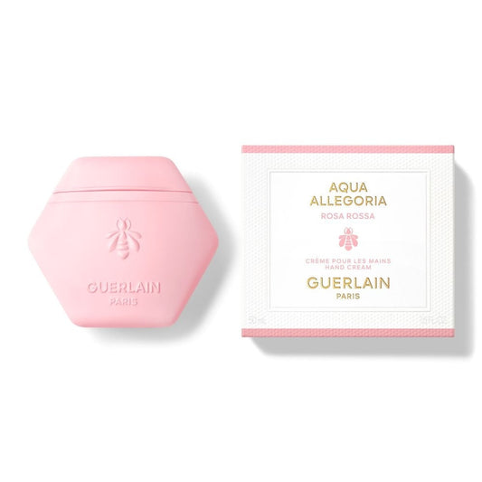 Guerlain Rosa Rossa 綻放玫瑰香氛護手霜 50ml 白色背景產品圖