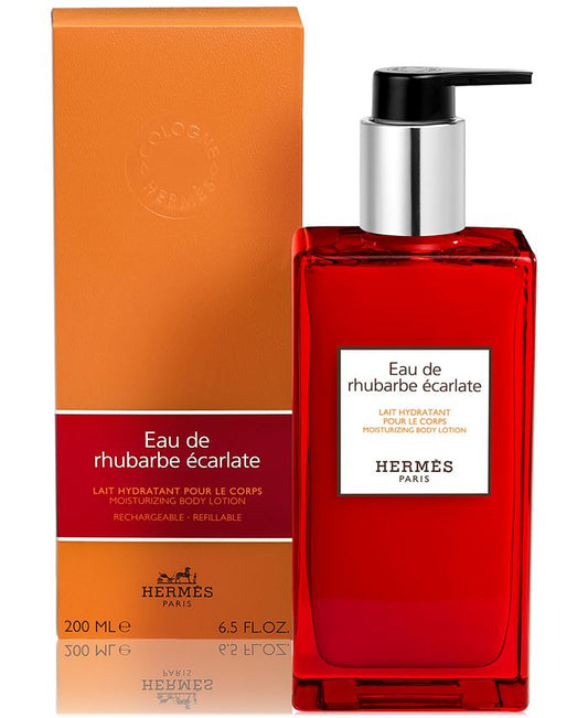 Hermes 愛馬仕 緋紅火參身體乳 200ml 白底產品圖