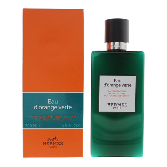 Hermes 愛馬仕 橘綠之泉身體乳 200ml 白底產品圖