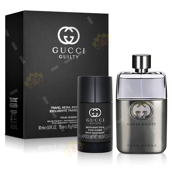 Gucci 古馳 罪愛男士兩件套（淡香水90ml+止汗劑75ml）