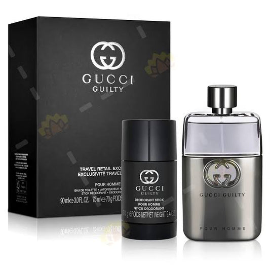 Gucci 古馳 罪愛男士兩件套（淡香水90ml+止汗劑75ml）