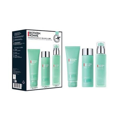 Biotherm Homme 碧歐泉 男士水動力補水保濕三件套（水動力水200ml+水動力乳100ml+水動力潔面125ml）