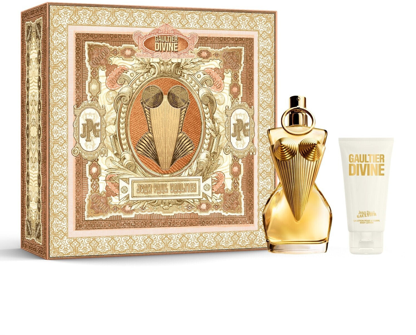 Jean Paul Gaultier 高緹耶 Gaultier Divine 女神女士濃香水套裝（50ml＋身體乳75ml）