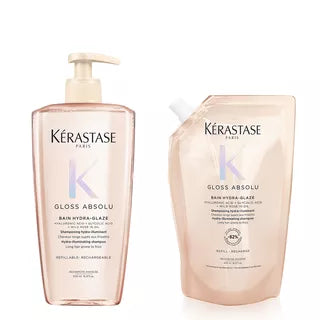 Kerastase 卡詩 釉光玫瑰兩件套（洗髮水500ml+替換裝500ml）
