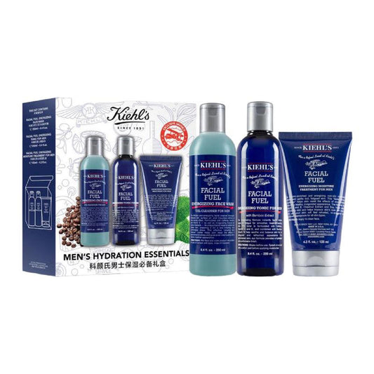 Kiehl's 科顏氏 男士護膚三件套（潔面啫喱250ml＋爽膚水250ml＋乳液125ml）