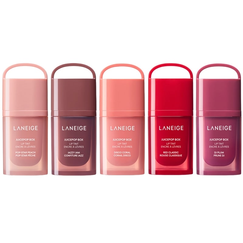 Laneige 蘭芝 JuicePop Box 精華唇釉多色白底產品圖