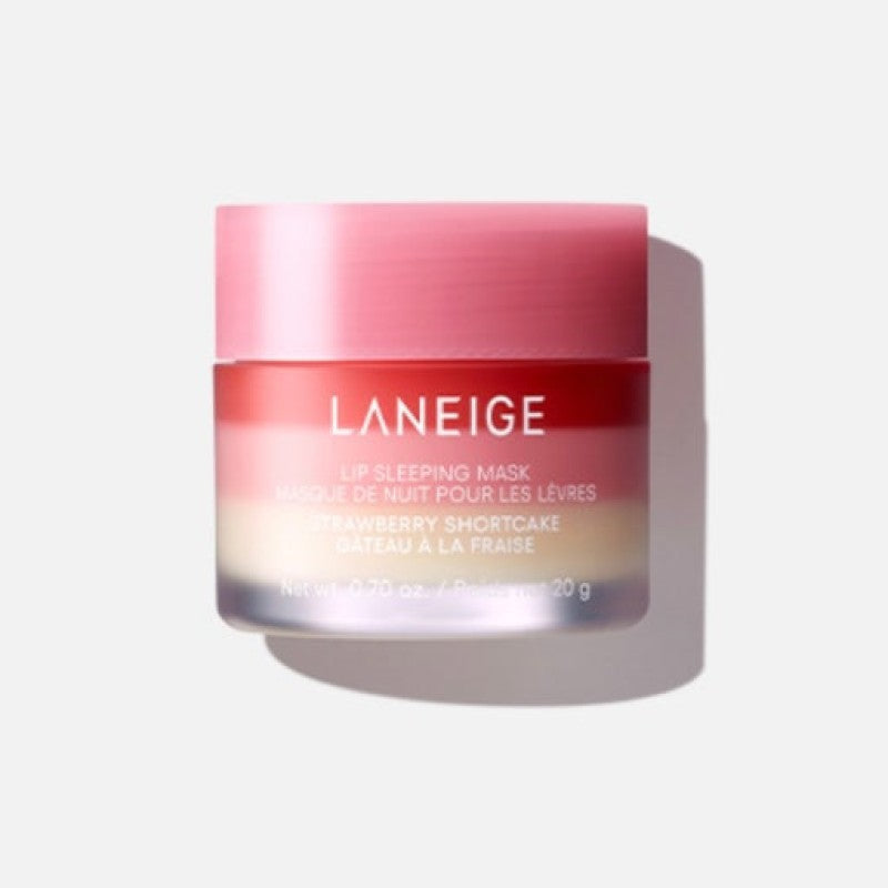 Laneige 蘭芝 限定草莓蛋糕睡眠唇膜20g 白底產品圖