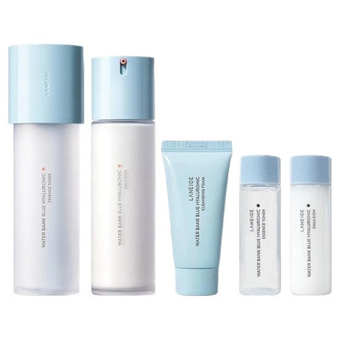Laneige 蘭芝 小藍盾水庫水乳四件套 白底產品圖
