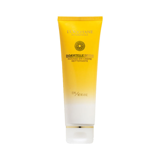 L’Occitane Immortelle Divine Foaming Cleansing Cream 125ml white background product image