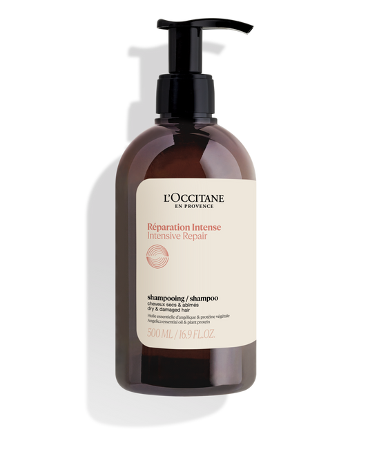 L’Occitane Intensive Repair Shampoo 500ml white background product image
