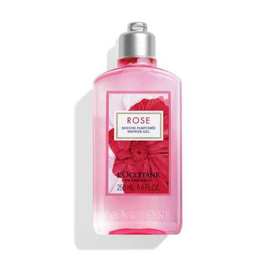 L’Occitane Rose Shower Gel 250ml white background product image