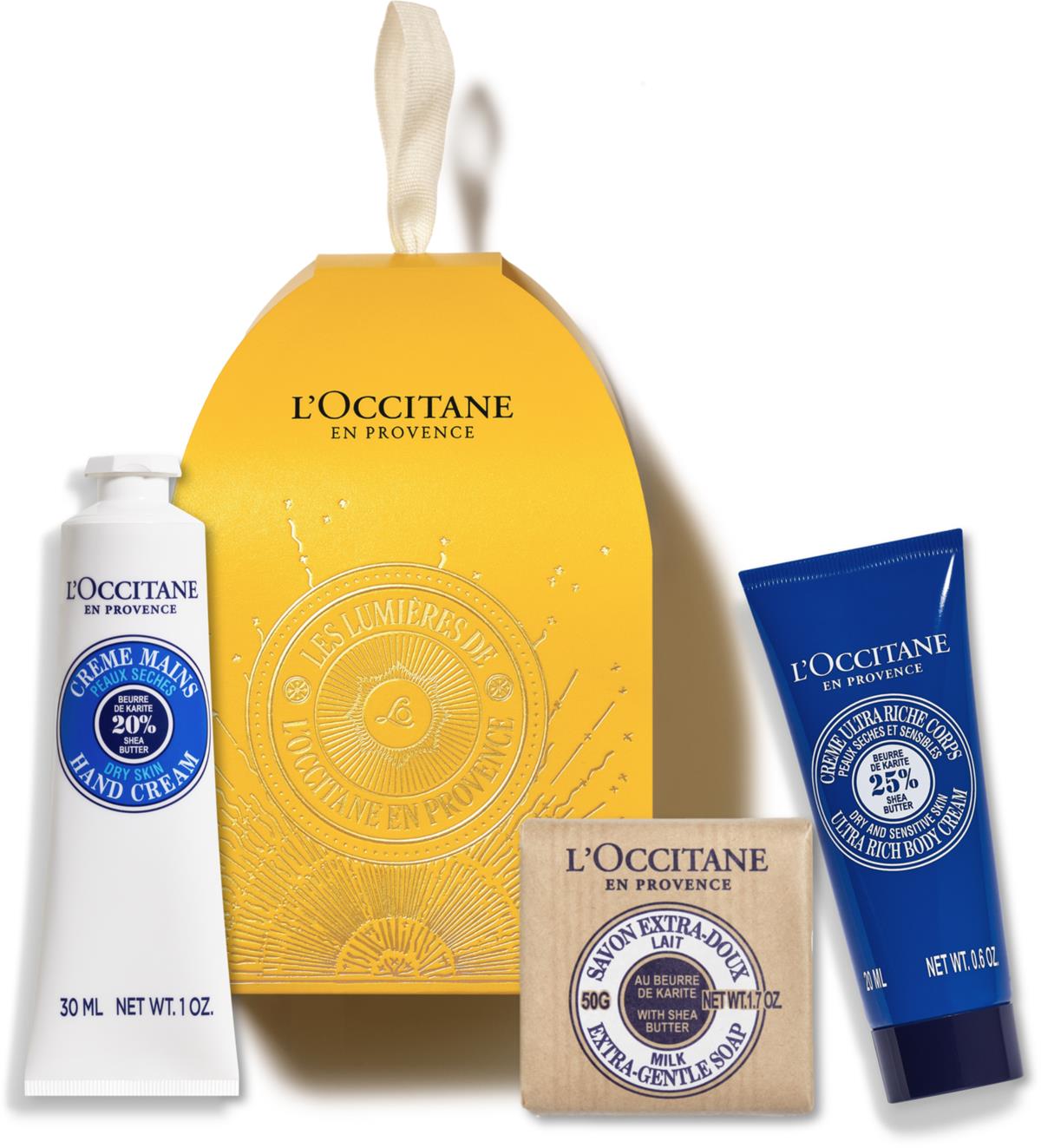 L’Occitane Shea gift set white background product image