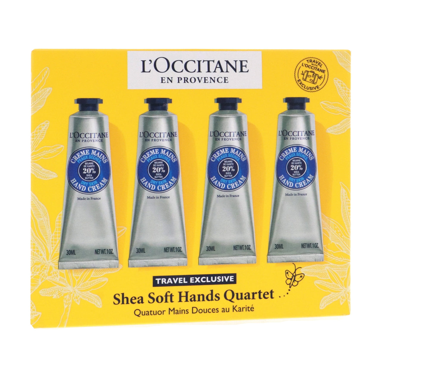 L’Occitane Shea hand cream quartet white background product image