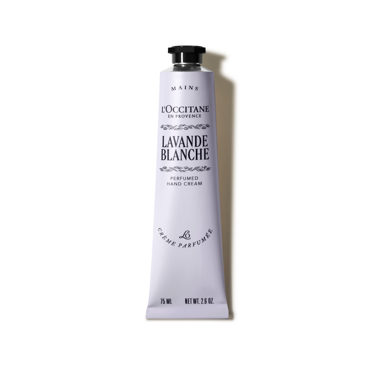 L’Occitane White Lavender Hand Cream 75ml white background product image