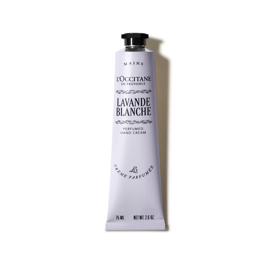 L’Occitane White Lavender Hand Cream 75ml white background product image