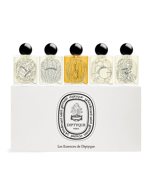 Diptyque 蒂普提克 大千之蘊小樣香水套盒10ml*5（暖木之息+寶石之眼+睡蓮悠悠+潮汐月影+沙漠玫瑰）