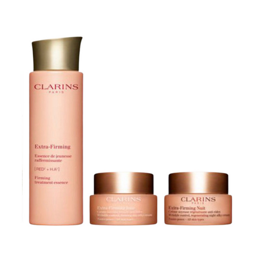 Clarins 嬌韻詩 彈簧三件套25年款（彈簧水200ml+彈簧日霜50ml+彈簧晚霜50ml）