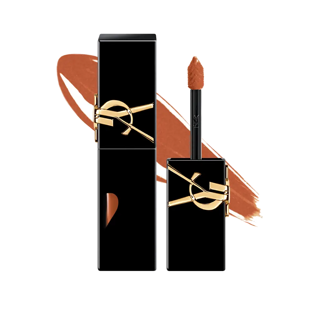 YSL 聖羅蘭 The Inks Vinyl Cream 愛心鏡面唇釉 #442 Cappuccino Kiss