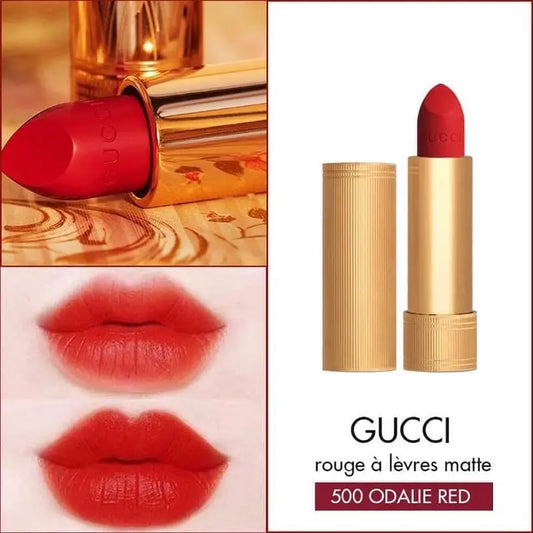 Gucci 古馳 金管啞光口紅#500