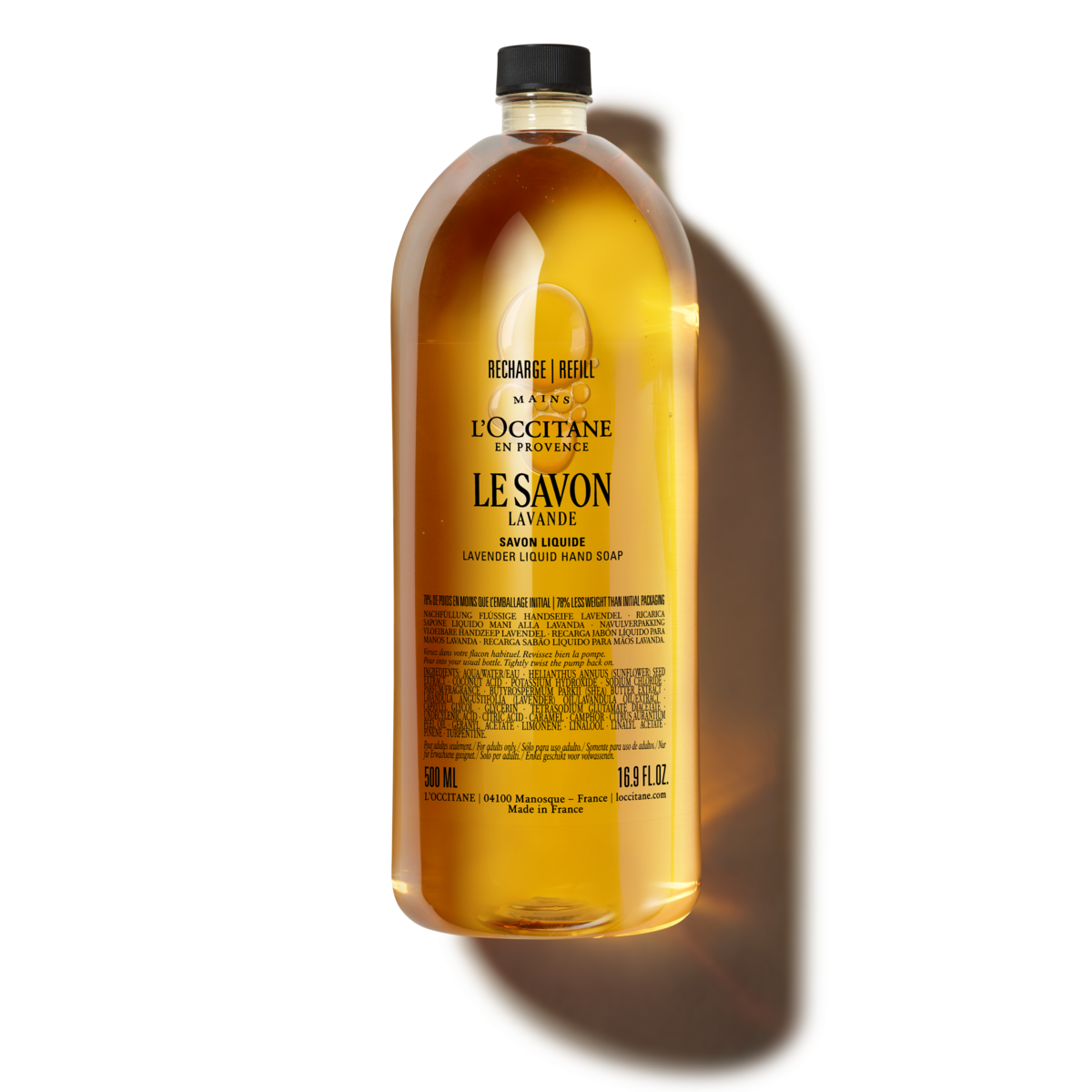 L'Occitane Shea Lavender Liquid Hand Soap Refill 500ml