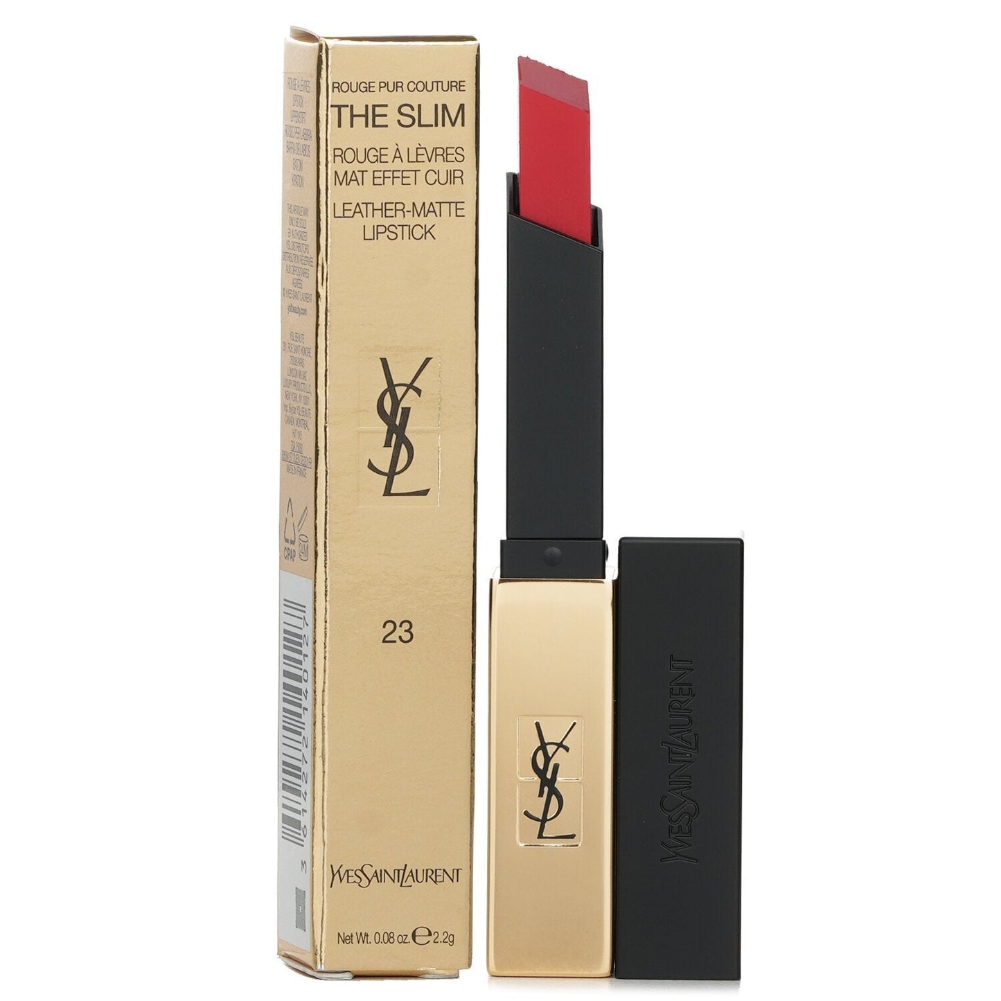 YSL Rouge Pur Couture The Slim Lipstick 23 Mystery Red